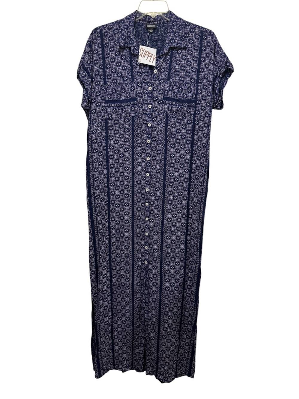 NWT LuLaRoe Supply Rayon Button Front Maxi Shirt Prototype Dress